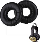 Luxe Lederen Oorkussen Set Geschikt Voor AKG K121 K121S K141 MK II K142 HD  - Vervangende Koptelefoon Earpads - Oor Kussens - Ear Pads - Oorkussens Met Memory Foam Binnenlaag - Zwa
