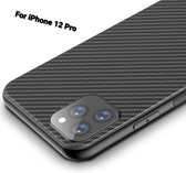 iPhone 12 Pro Case Carbon - Luxe iPhone 12 hoesje - iPhone 12 pro 6.1 - Apple Case
