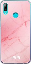 Honor 10 Lite Hoesje Transparant TPU Case - Coral Marble #ffffff