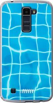 LG K10 (2016) Hoesje Transparant TPU Case - Blue Pool #ffffff