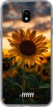 Samsung Galaxy J5 (2017) Hoesje Transparant TPU Case - Sunset Sunflower #ffffff