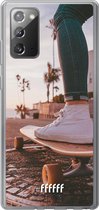 Samsung Galaxy Note 20 Hoesje Transparant TPU Case - Skateboarding #ffffff