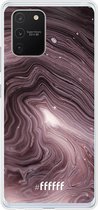 Samsung Galaxy S10 Lite Hoesje Transparant TPU Case - Purple Marble #ffffff