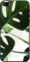 iPhone 5 Hoesje TPU Case - Tropical Plants #ffffff
