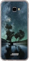 6F hoesje - geschikt voor Samsung Galaxy J4 Plus -  Transparant TPU Case - Space Tree #ffffff