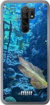 Xiaomi Redmi 9 Hoesje Transparant TPU Case - Coral Reef #ffffff