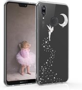 kwmobile telefoonhoesje voor Huawei P20 Lite - Hoesje voor smartphone - Glitterfee design