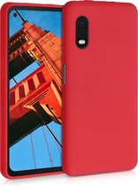 kwmobile telefoonhoesje voor Samsung Galaxy Xcover Pro - Hoesje voor smartphone - Back cover in mat rood