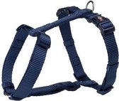 Hondentuigje - Premium H-tuig - Maat: S–M: 42–60 cm/15 mm - Kleur: Indigo