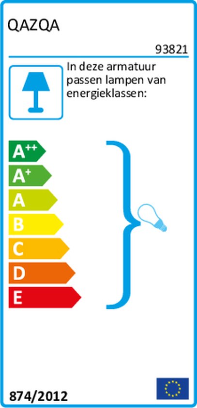 Cadre granny QAZQA - Abat-jour - Ø 390 mm - Zwart