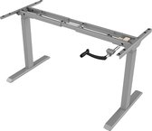 Euroseats- Flexframe - zit-sta frame (slinger verstelbaar) - 140 x 80 cm (grijs) inclusief tafelblad