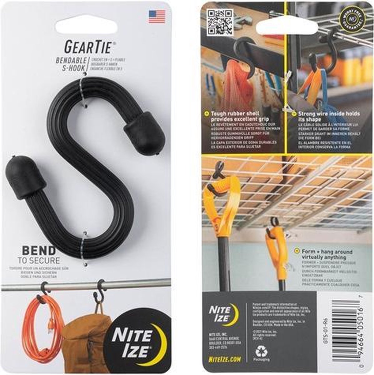 Nite Ize - Gear Tie - S-Hook