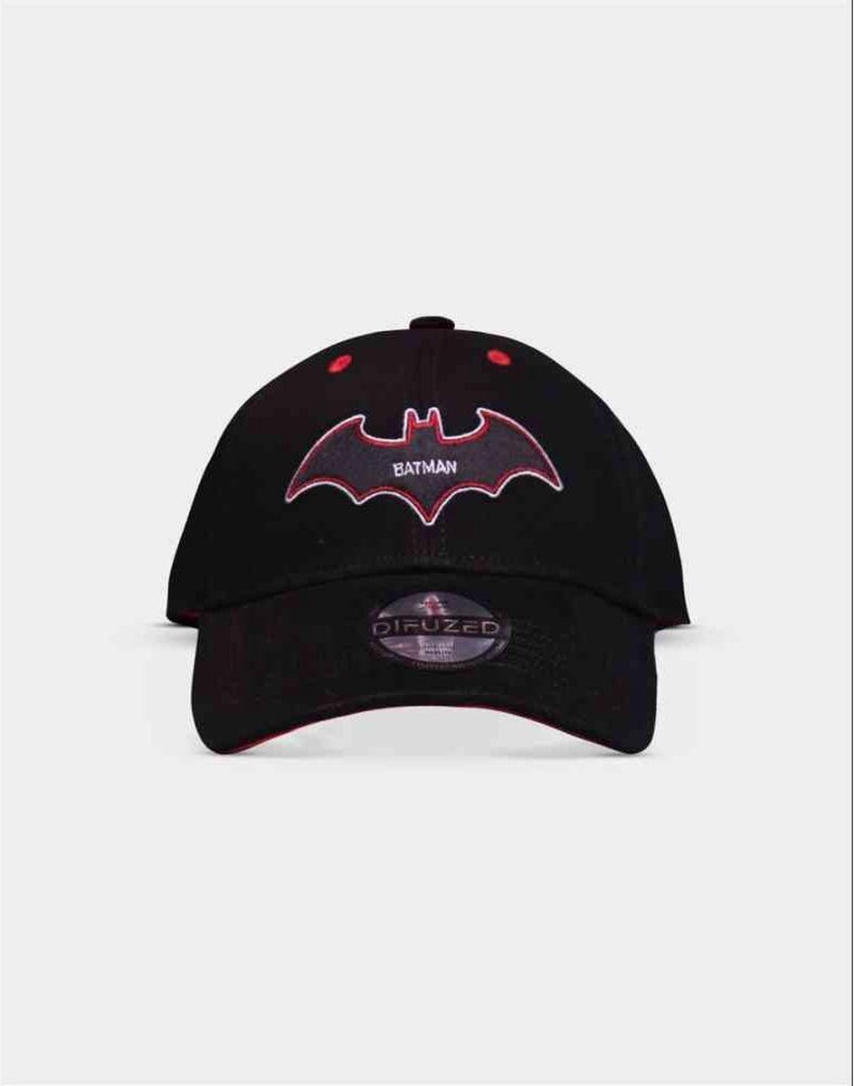 Warner - Batman - Black & Red - Curved Bill Cap