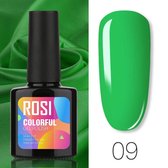 ROSI Gelpolish - Gel nagellak - Gellak - UV & LED - Groen 009 Dancing Green