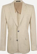 Steppin' Out Spring 2021  Linnen Blazer Mannen - Regular Fit - Linnen - Beige (54)