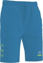 Padl leisure short - sr -ocean blue/fluo yellow - L