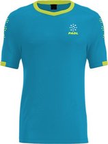 Padl poly t-shirt - sr -ocean blue/fluo yellow - xl