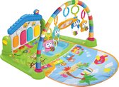 WonderOne - BabyGym | 3-in-1 Speelmat | Speelkleed | Speeltapijt | Baby Speelgoed | Activity Center | Met Boog – Piano – Extra Stevig