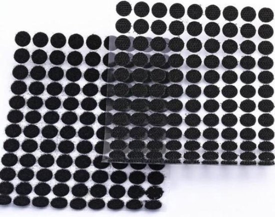 Velcro Ronds Noir 12 Pièces - Bricolage 