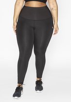Redmax Sportlegging Dames - Sportkleding - Geschikt voor Fitness en Yoga - Dry Cool - UV-Bescherming - High Waist - Squat Proof - Zwart - 52