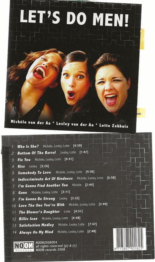 Let's Do Men - Michèle - Lesley -Lotte - CD - Michele van der Aa, Lesley van der Aa, & Lotte Zekhuis