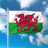 vlag Wales 150x225cm - Spunpoly