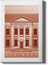 Walljar - Mauritshuis - Muurdecoratie - Canvas schilderij