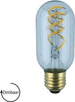 Filament Tube LED Lamp E27 | dimbaar | helder | 4W | 2500K | Kooldraadlamp | Ø45mm
