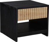 Duverger® Pianoforte - nachtkast - klavier deco - 1 lade - mango hout