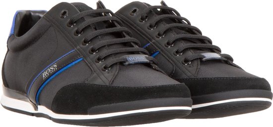 Boss Saturn Lowp Mx Lage sneakers - Heren - Zwart - Maat 44 | bol.com