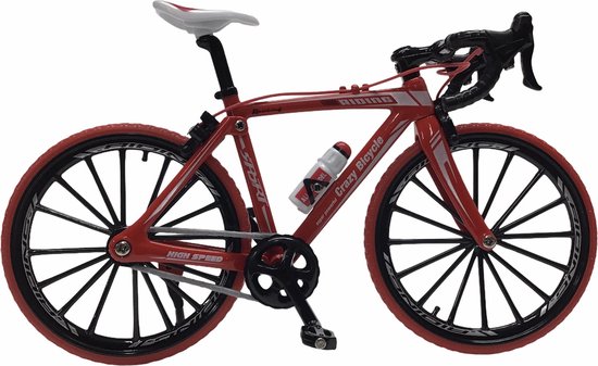 Ontwijken plannen Buitenboordmotor wielrenfiets miniatuur tour de France fiets rood racefiets race fiets |  bol.com
