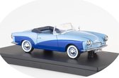 Rometsch Lawrence Cabriolet 1959 Blauw / Lichtblauw 1-43 BOS-Models