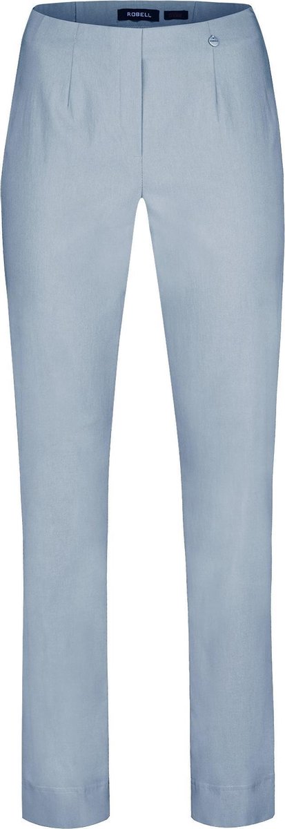 Robell Marie Dames Comfort Stretch Broek - Zilver Grijs Maat 40