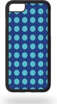 Blue polka dot Telefoonhoesje - Apple iPhone 7 / 8 / SE2