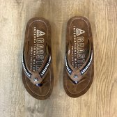 Gaastra Grady Cas Teenslippers - Zomer slippers - Heren - Cognac - Maat 42