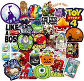 ProductGoods - 50 Stuks Toy Story Stickers - Muur Decoratie - Koffer Decoratie - Laptop Decoratie - Koelkast Decoratie - Stickervellen - Toy Story