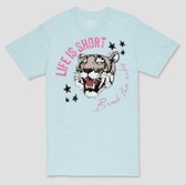 t-shirt Life is short break the rules van Pinned by K