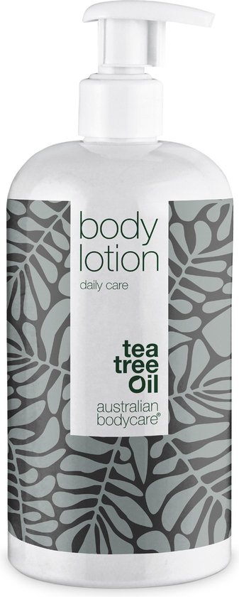 Australian Bodycare Body Lotion 500 ml - De hydraterende lotion verzorgt en voorkomt een droge, onzuivere huid met Tea Tree Olie - Voor de dagelijkse verzorging van de huid bij puistjes, jeuk en acne - Ondersteunt het herstellend vermogen van de huid