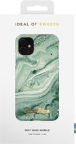 iDeal of Sweden Fashion Case voor iPhone 11/XR Mint Swirl Marble