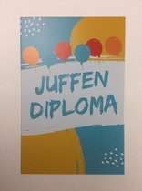 Postkaart cm Juffen Diploma