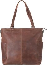 Spikes & Sparrow Medium Shopper / Schoudertas / Tas Dames -  Leer - Gaucho    -  Cognac