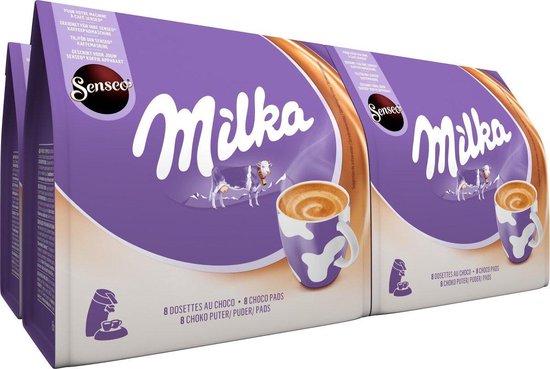 Senseo Pads Milka - Chocolademelk - 4 x 8 Pads (32) | bol.com