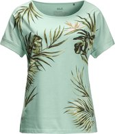 Jack Wolfskin Tropical Leaf T W T-Shirt Shortsleeve Light Jade Women