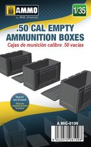 .50 cal Empty Ammunition Boxes - Scale 1/35 - Ammo by Mig Jimenez - A.MIG-8109