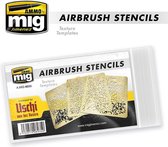 Mig - Airbrush Stencils Set - MIG8035 - modelbouwsets, hobbybouwspeelgoed voor kinderen, modelverf en accessoires