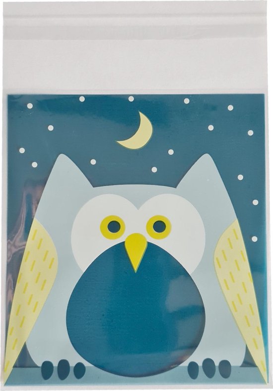 Fako Bijoux® - 100x Uitdeelzakjes - Cellofaan Plastic Traktatie Kado Zakjes - Snoepzakjes