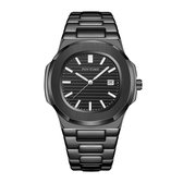 Pin Time Black Steel - Heren Horloge