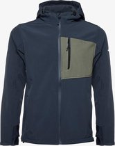 Mountain Peak heren softshell jas - Blauw - Maat M - Winddicht - Ademend materiaal