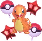 Ballonpakket 'Charmander Pokemon' 5 stuks (92160)