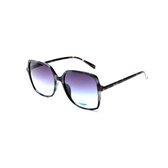 Visionmania Zonnebrillen Dames Vierkant - UV 400 - Grijze lenzen - Bruin frame